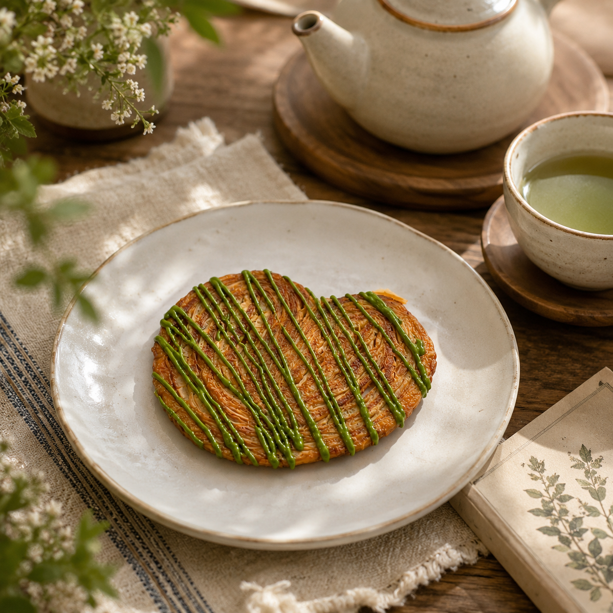 Matcha Chocolate Palmier (12 pieces)