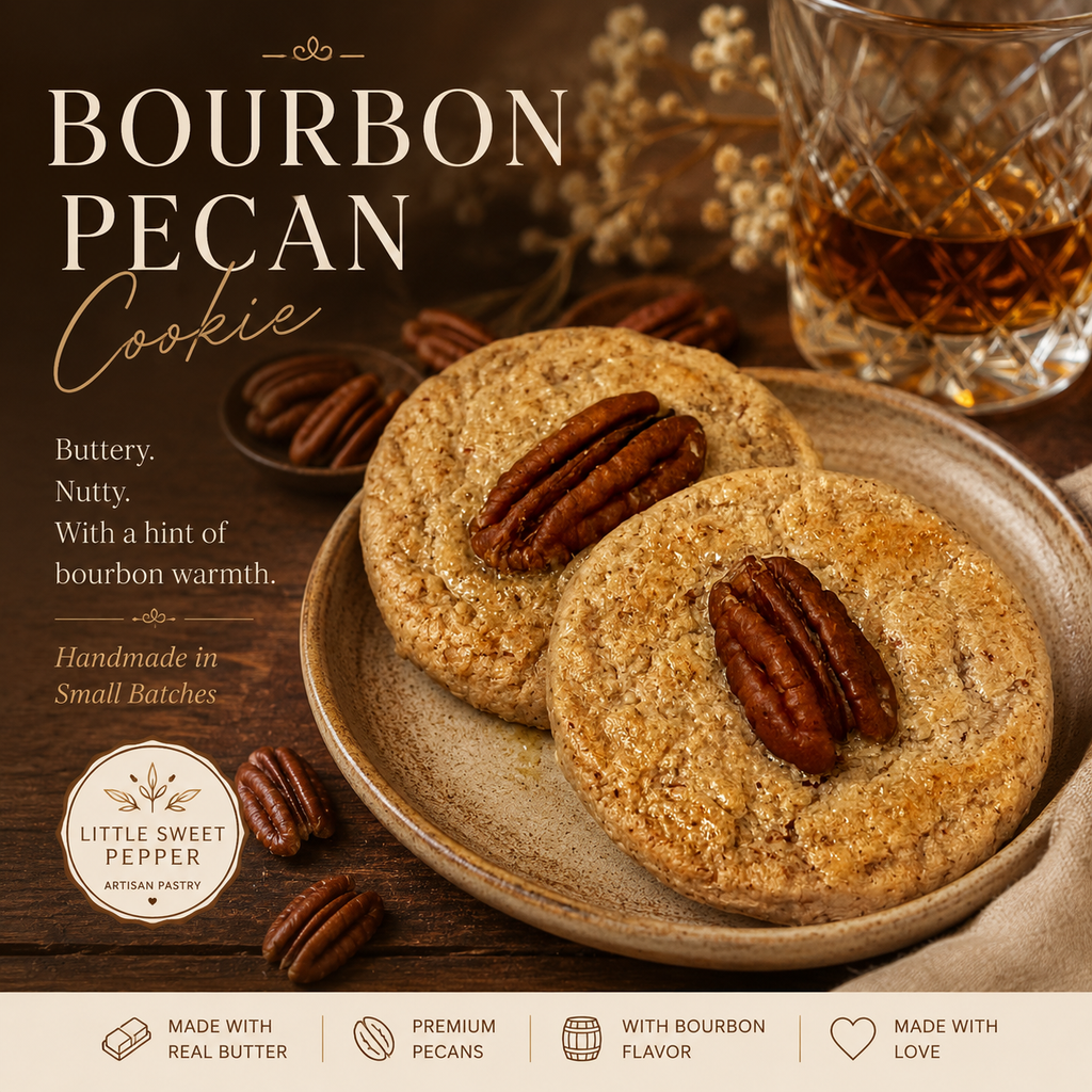 Bourbon Pecan Cookie (16 pieces)